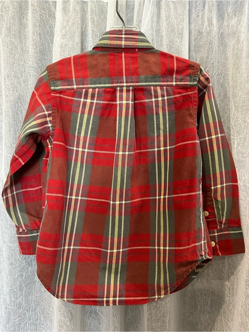 Polo Ralph Lauren Plaid Button Up Shirt Preppy Autumn 3T Toddler